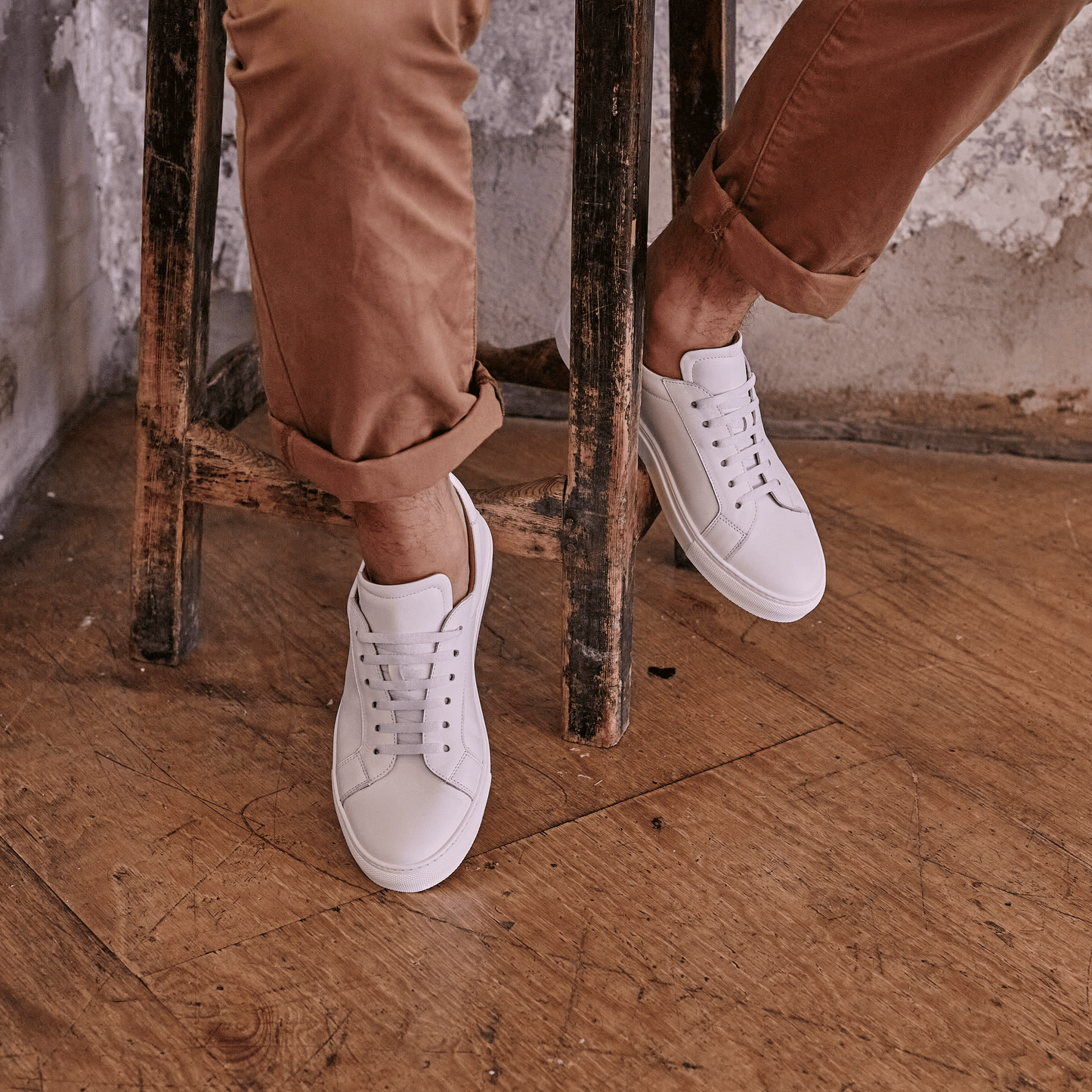 
                  
                    ANCOATS // WHITE-MEN'S SNEAKER | LANX Proper Men's Shoes
                  
                
