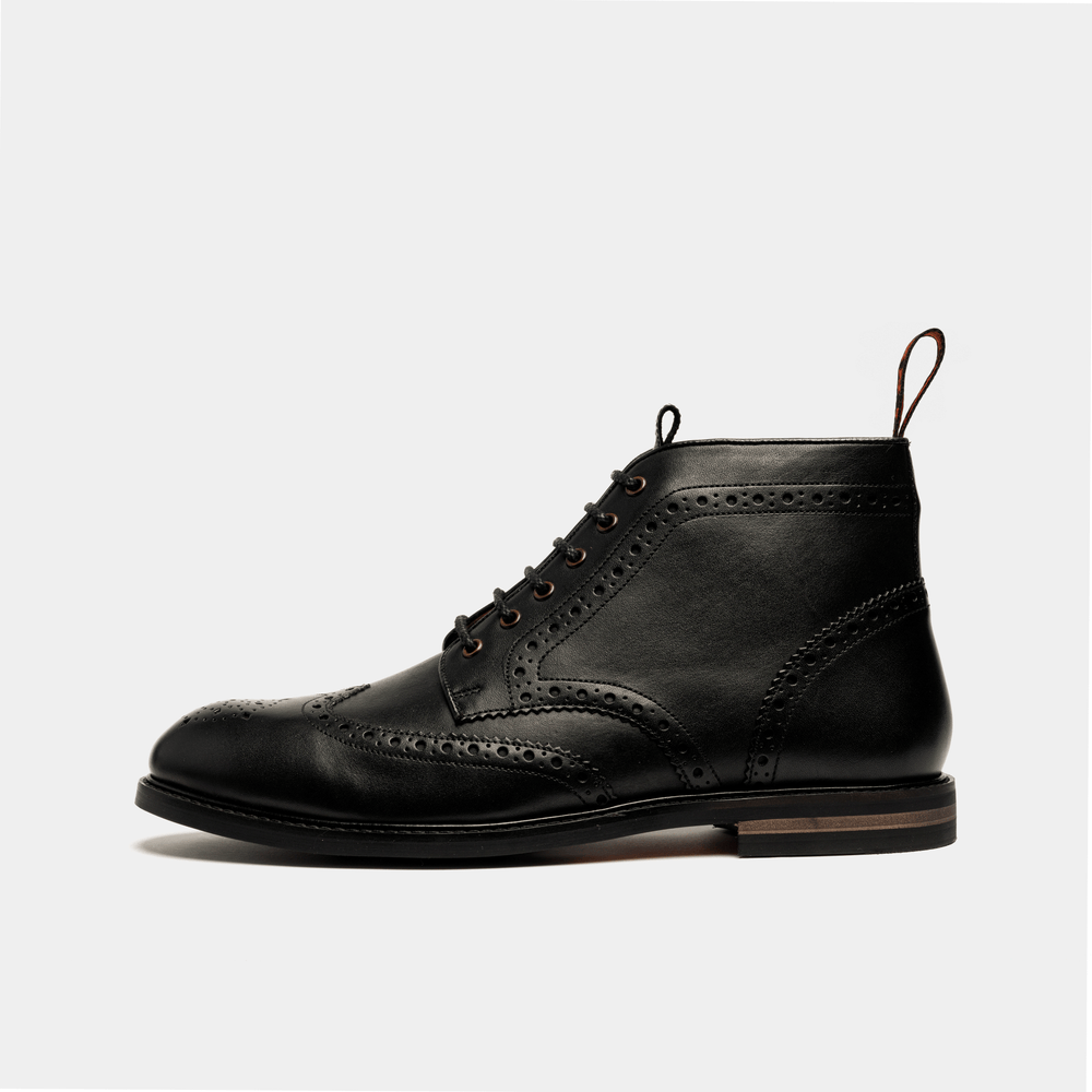 BAYLEY // BLACK-MEN'S SHOE | LANX Proper Men's Shoes
