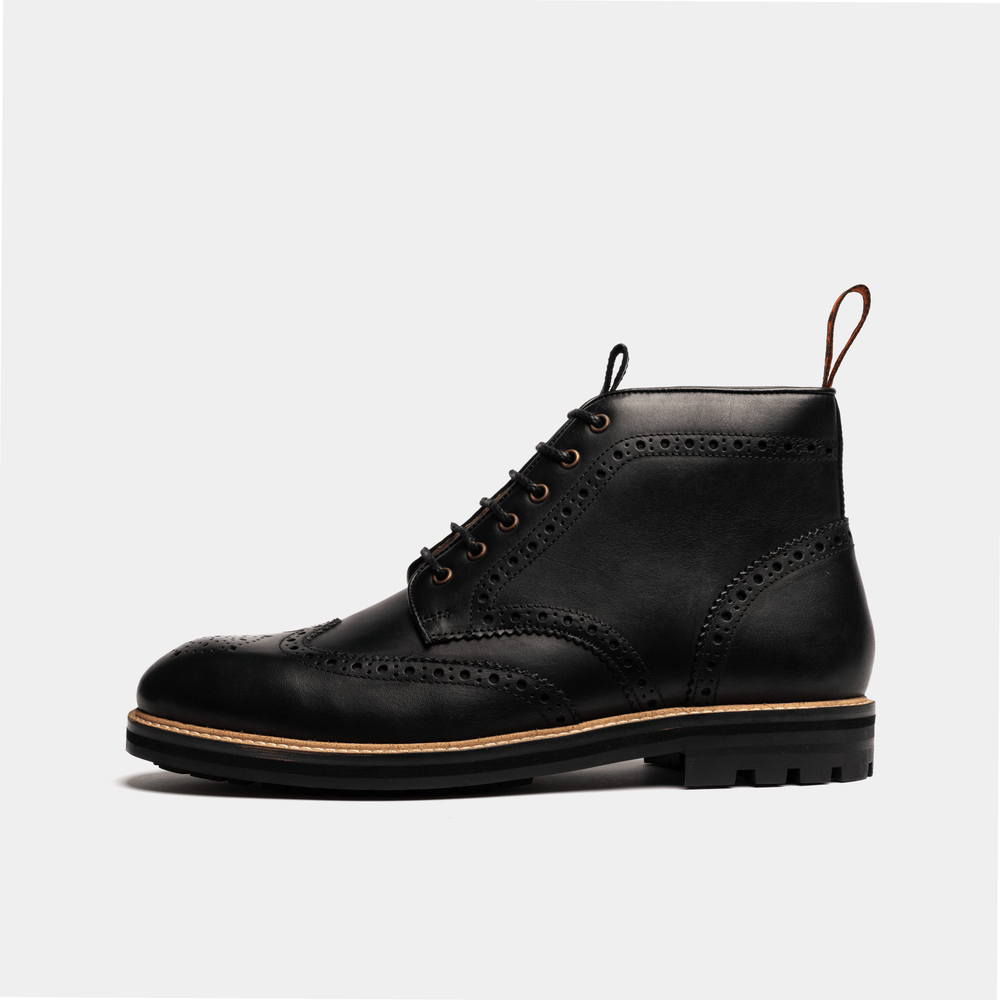 BAYLEY // MATT BLACK-MEN'S SHOE | LANX Proper Men's Shoes