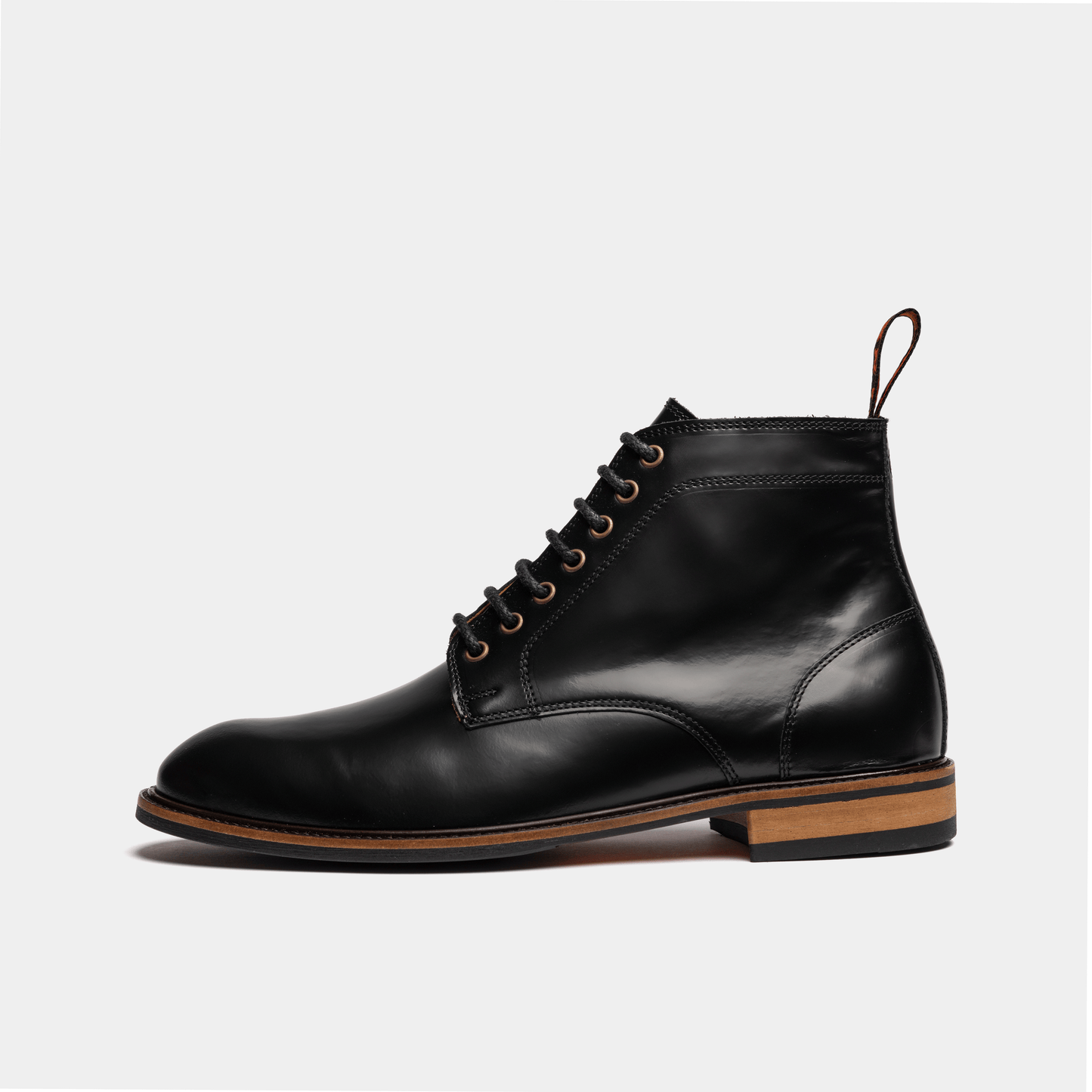 DUTTON // BLACK-MEN'S SHOE | LANX Proper Men's Shoes