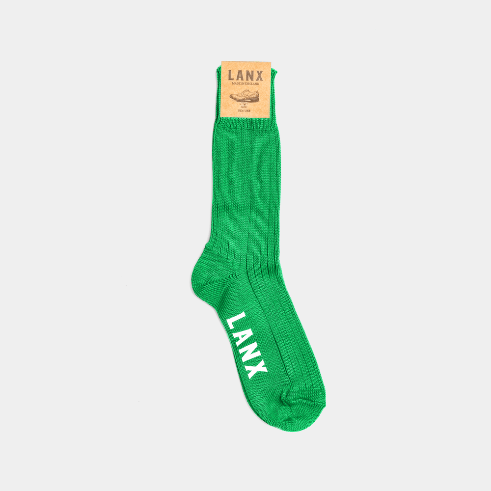 THICK SOCK / EMERALD-Socks | LANX Proper Men's Shoes