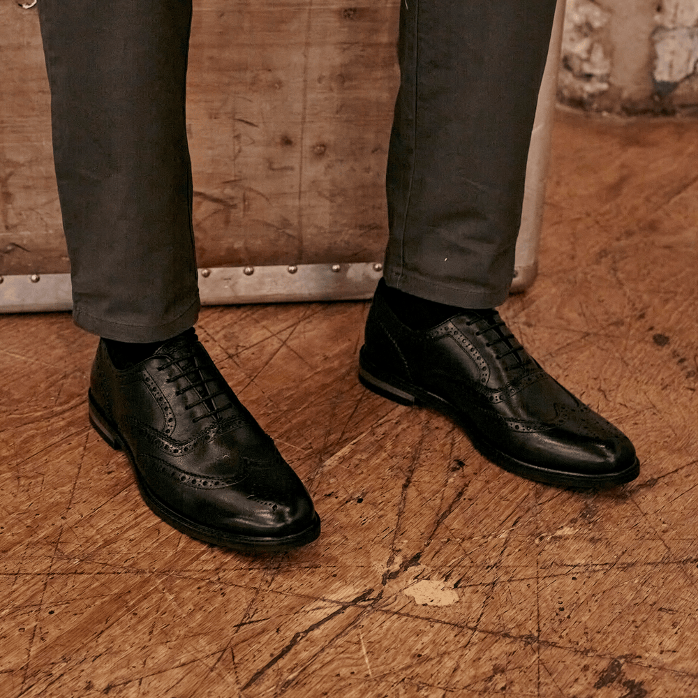 
                      
                        SHIREBURN // BLACK-MEN'S SHOE | LANX Proper Men's Shoes
                      
                    