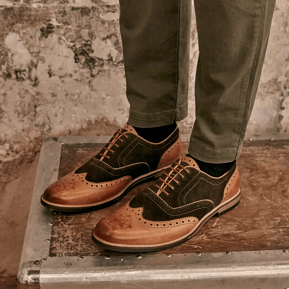 
                      
                        SHIREBURN // KHAKI & TAN-MEN'S SHOE | LANX Proper Men's Shoes
                      
                    