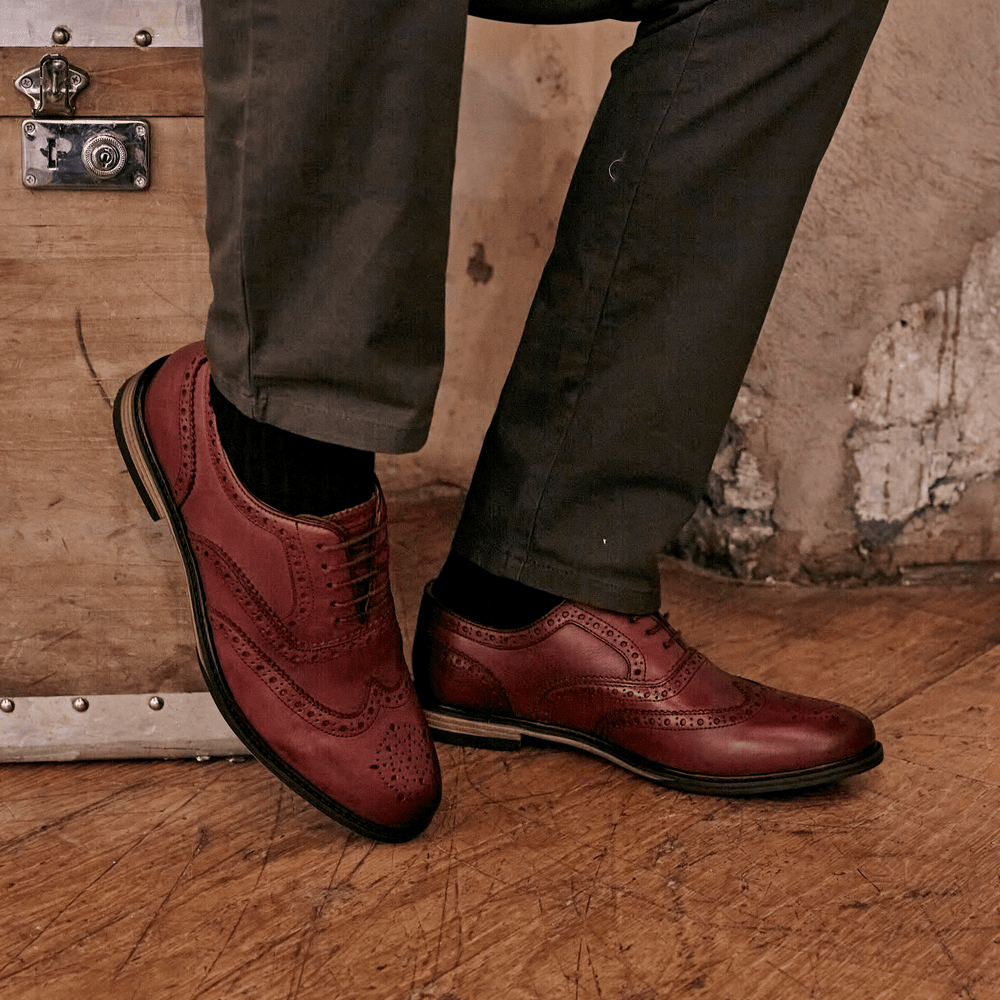 
                      
                        SHIREBURN // OXBLOOD-MEN'S SHOE | LANX Proper Men's Shoes
                      
                    